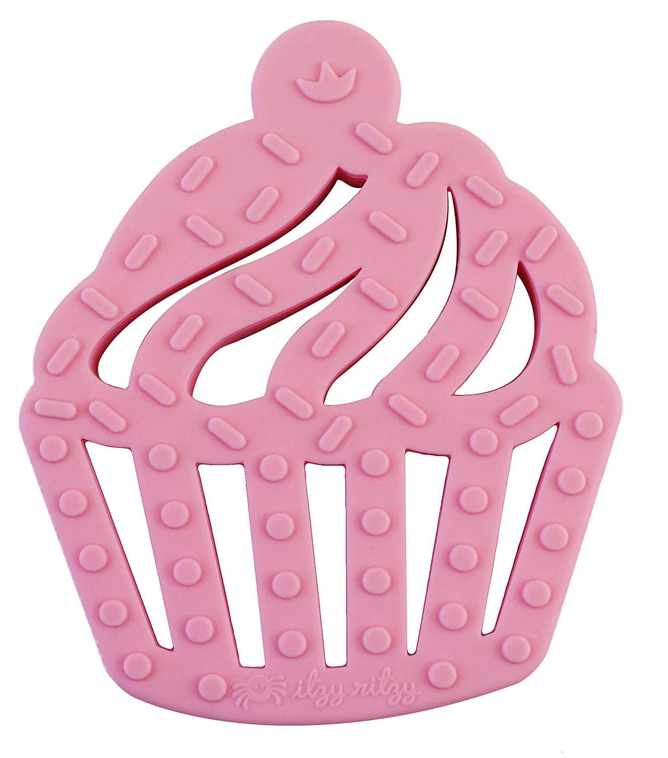 Itzy Ritzy Silicone Teether Cupcake