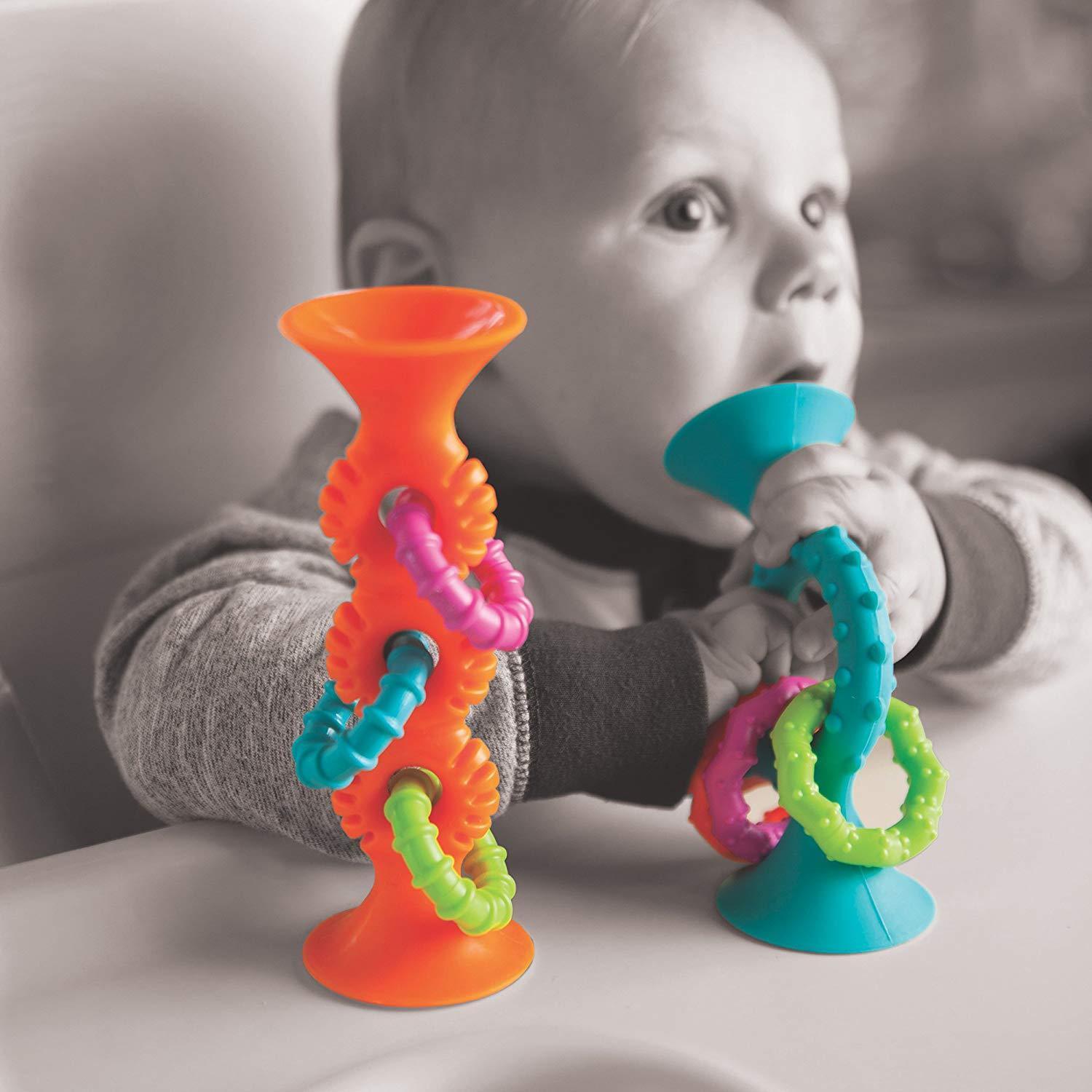 Fat Brain Toys Pip Squigz Loops Teal