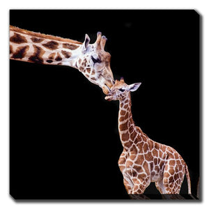 Lu Art "Giraffe Kisses"