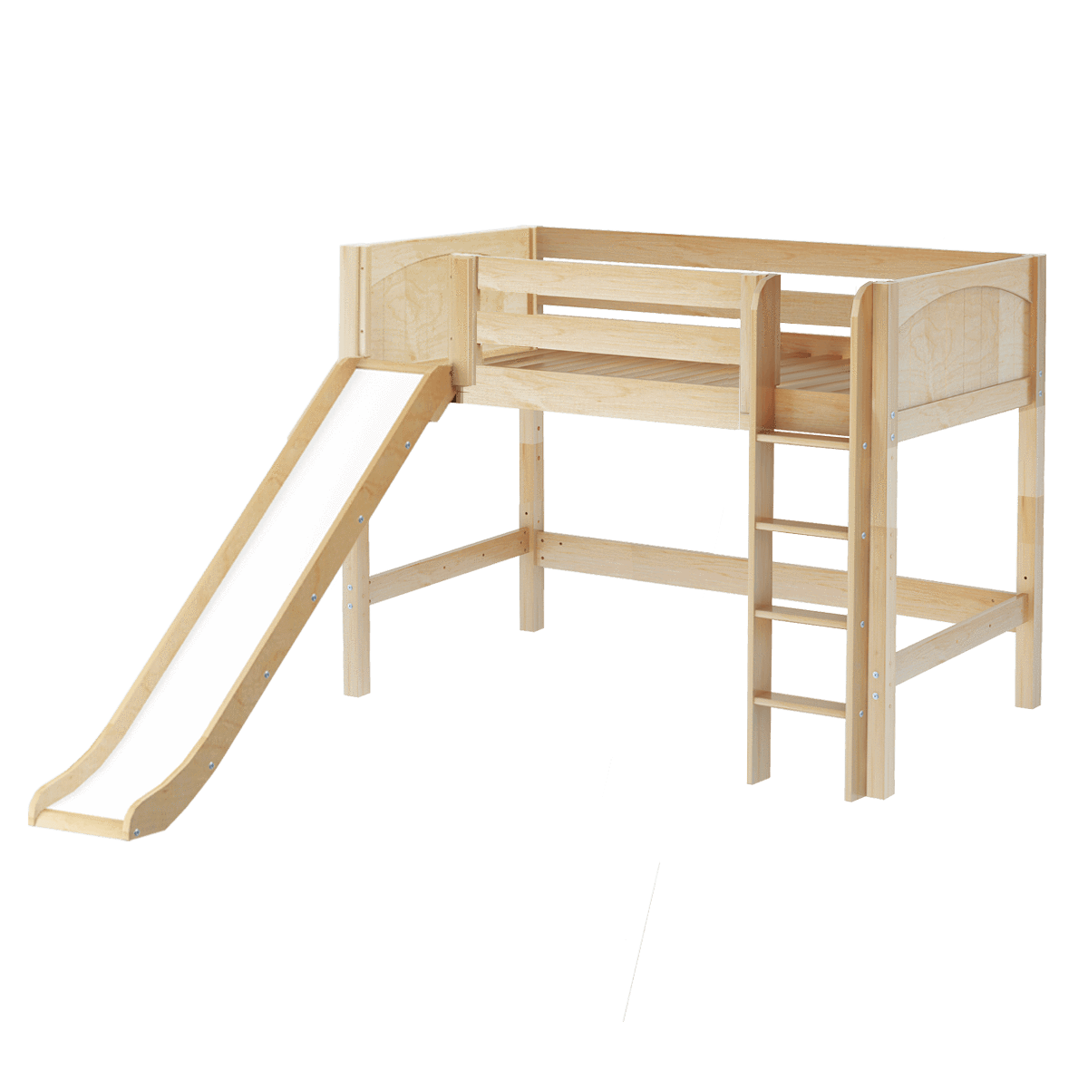 Maxtrix Twin Mid Loft Bed with Slide