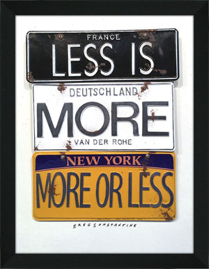 Lu Art "Less Is More"