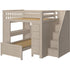 Jackpot Deluxe Buxton Full over Twin L-Shape Bunk with Staircase + Desk + Storage