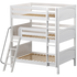 Maxtrix Full Triple Bunk Bed with Straight Ladder