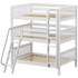 Maxtrix Full Triple Bunk Bed with Straight Ladder