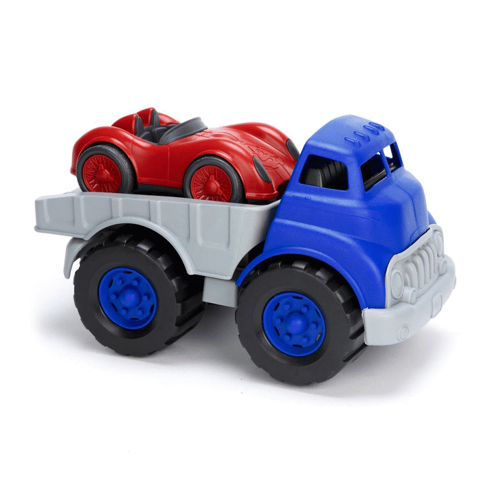 Green Toys Flatbed Truck & Race Car
