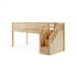 Maxtrix Twin Low Loft Bed with Stairs