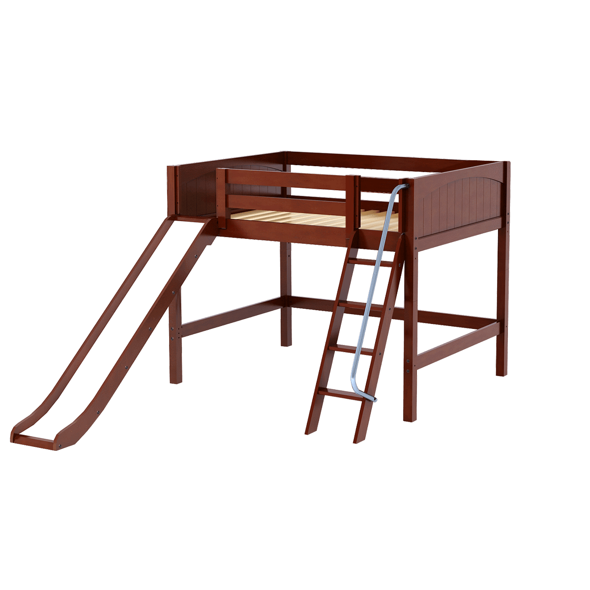 Maxtrix Full Mid Loft Bed with Slide