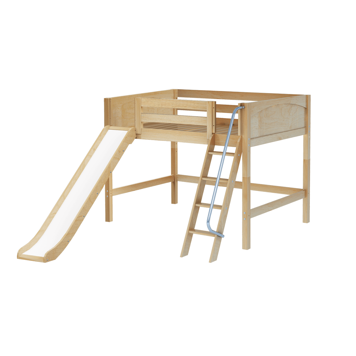 Maxtrix Full Mid Loft Bed with Slide