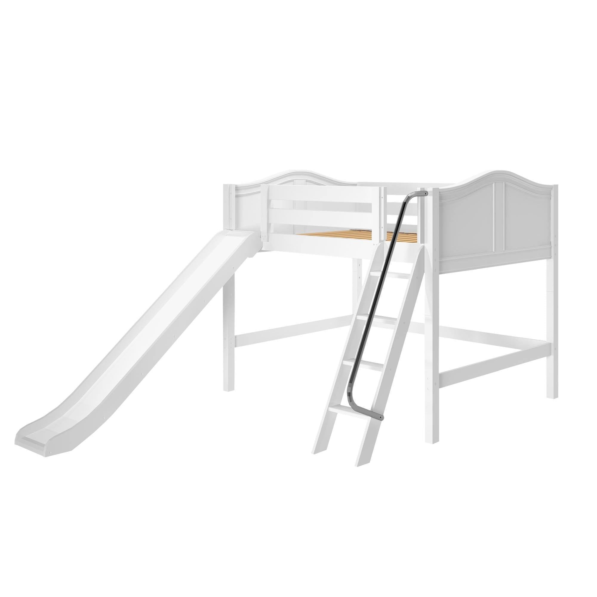 Maxtrix Full Mid Loft Bed with Slide