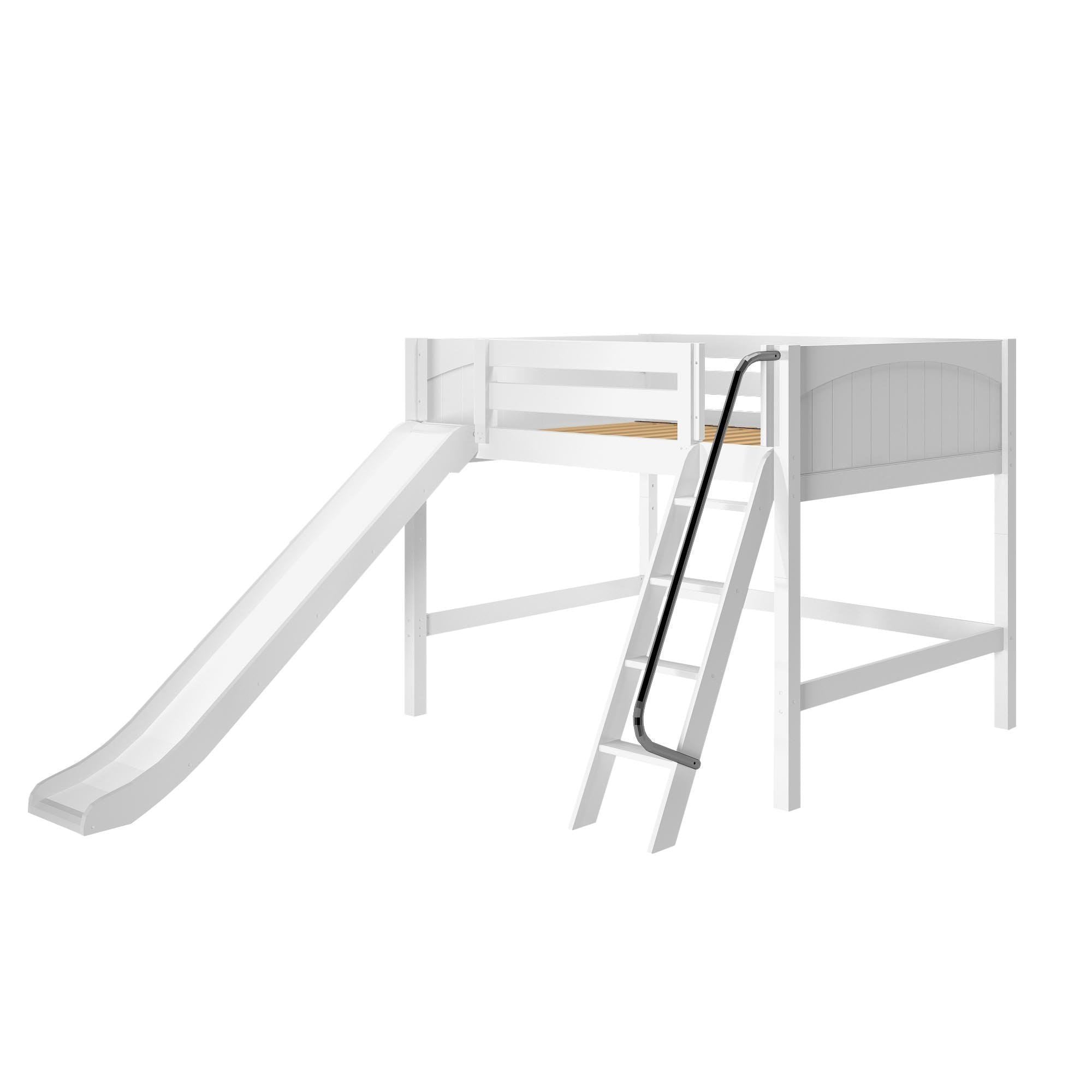 Maxtrix Full Mid Loft Bed with Slide