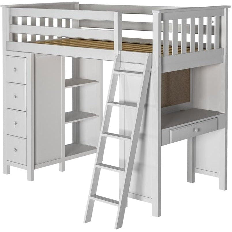 Jackpot Deluxe Kensington Loft Bed Storage Study