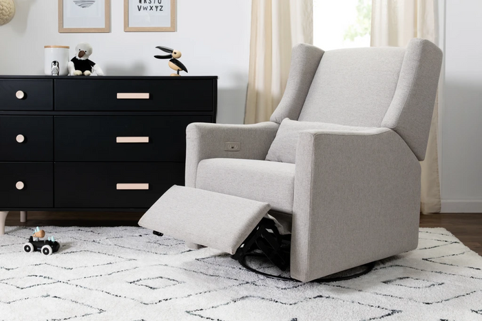 Babyletto Kiwi Electronic Recliner & Swivel Glider with USB Port Eco-Performance Fabric