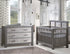 Rustico Moderno ''5-in-1'' Convertible Crib with Wood Panel