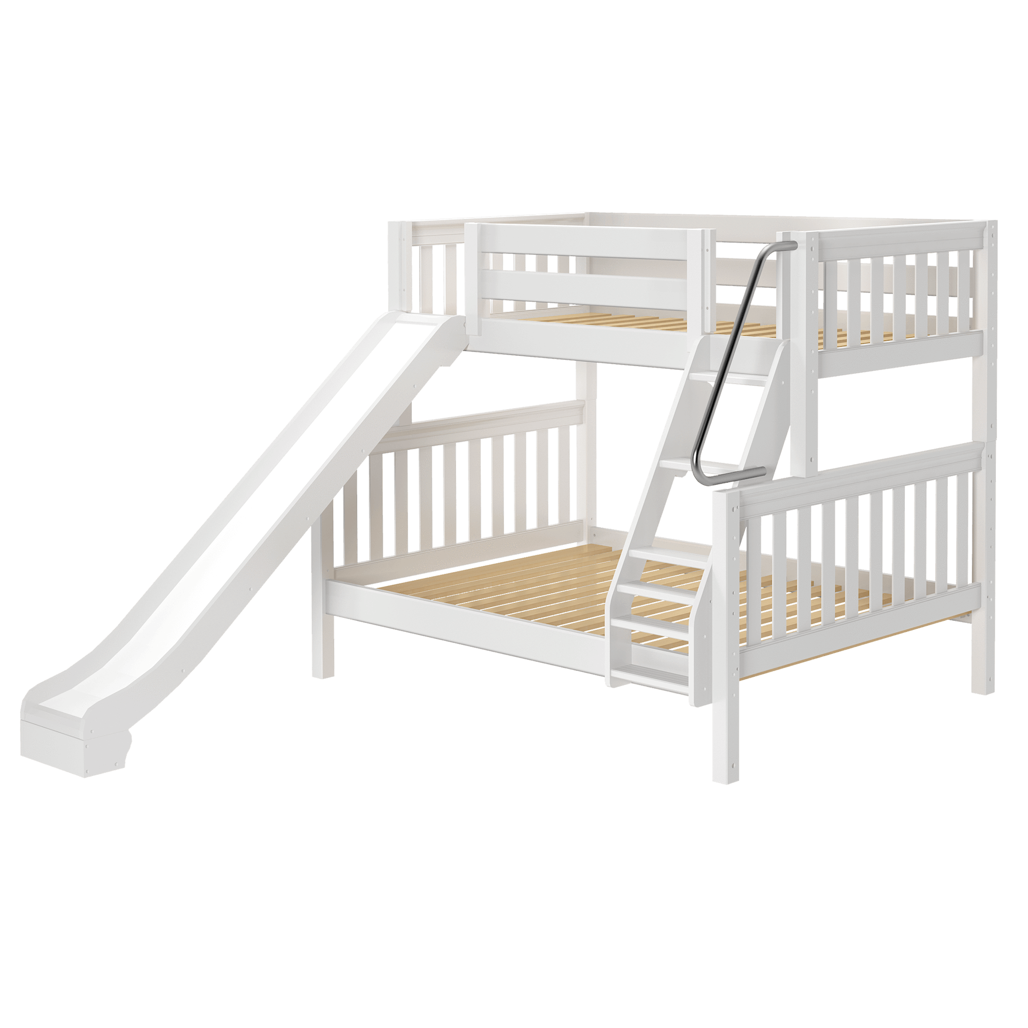 Maxtrix Twin over Full Medium Bunk Bed + Slide