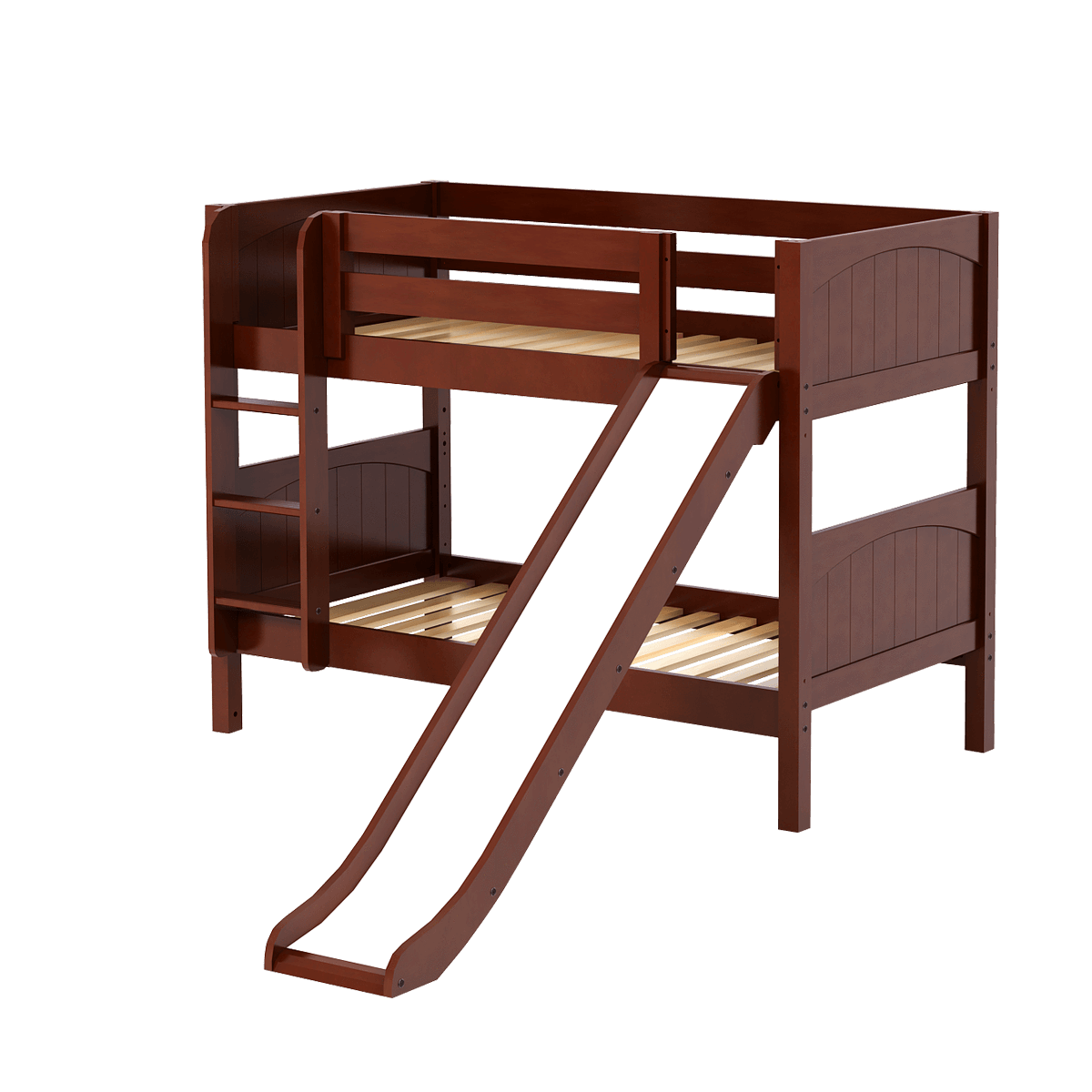 Maxtrix Twin Low Bunk Bed with Slide