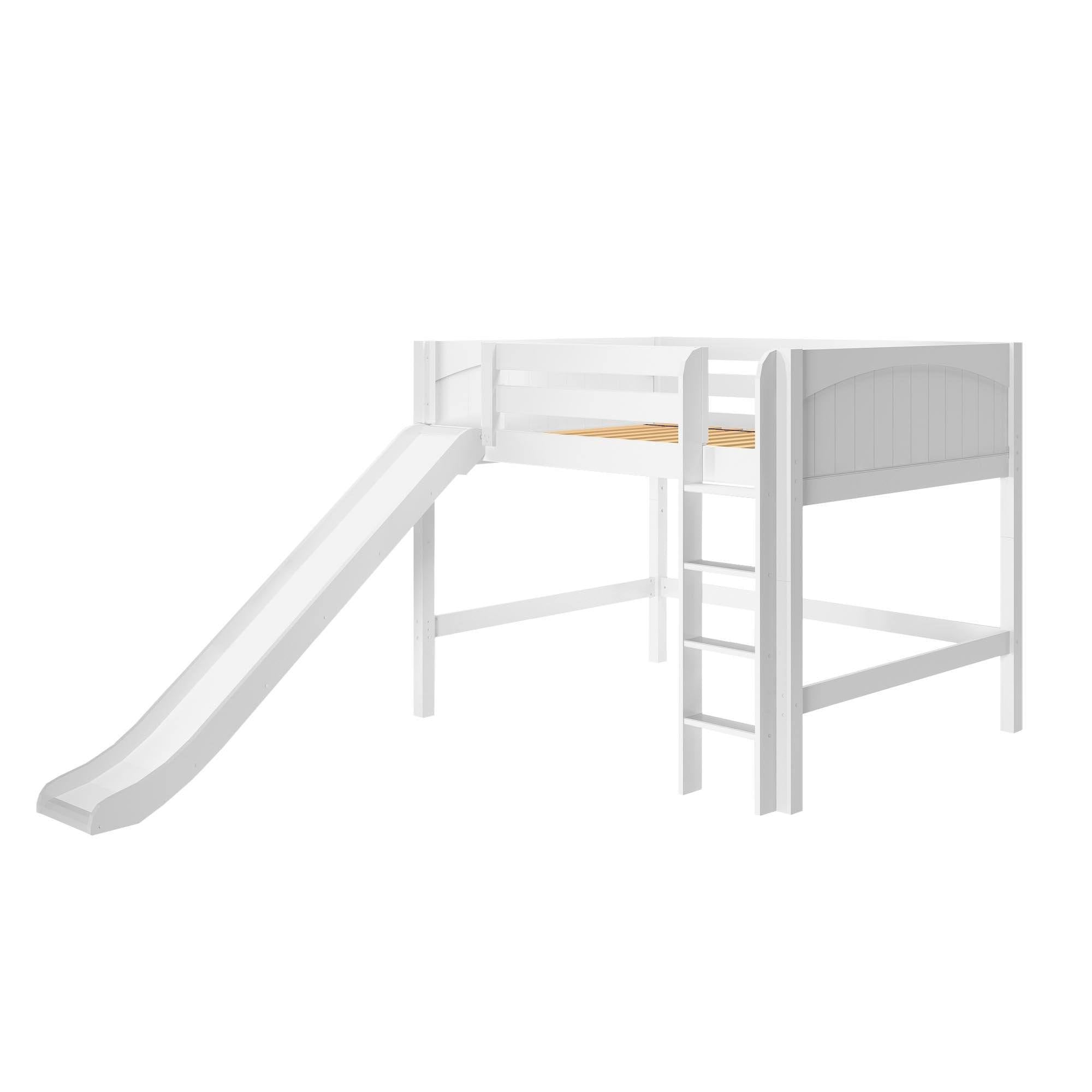 Maxtrix Full Mid Loft Bed with Slide