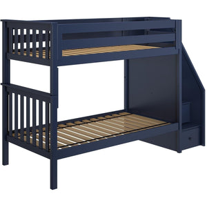 Jackpot Deluxe Sunderland Twin over Twin Staircase Bunk