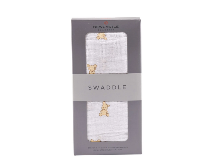 Newcastle Classics Swaddle Teddy Bear