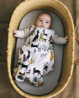 Little Unicorn Cotton Muslin Sleep Bag Medium - Woof