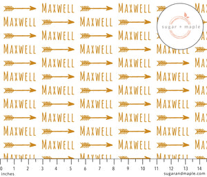 Sugar + Maple Large Stretchy Blanket - Arrow
