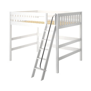 Maxtrix Queen High Loft Bed with Ladder