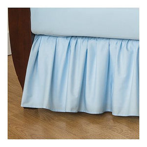 Brixy 100% Cotton Percale Crib Skirt - Solids