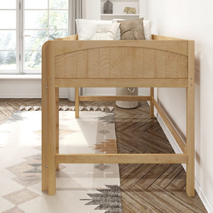 Maxtrix Full Mid Loft Bed with Ladder