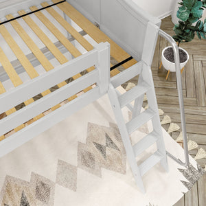 Maxtrix Full Mid Loft Bed with Ladder
