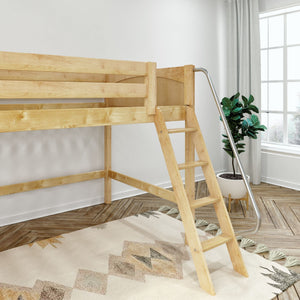 Maxtrix Full Mid Loft Bed with Ladder