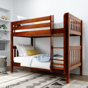 Maxtrix Twin Medium Bunk Bed with Ladder
