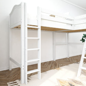 Maxtrix Twin High Corner Loft with Straight Ladder and Angled Ladder