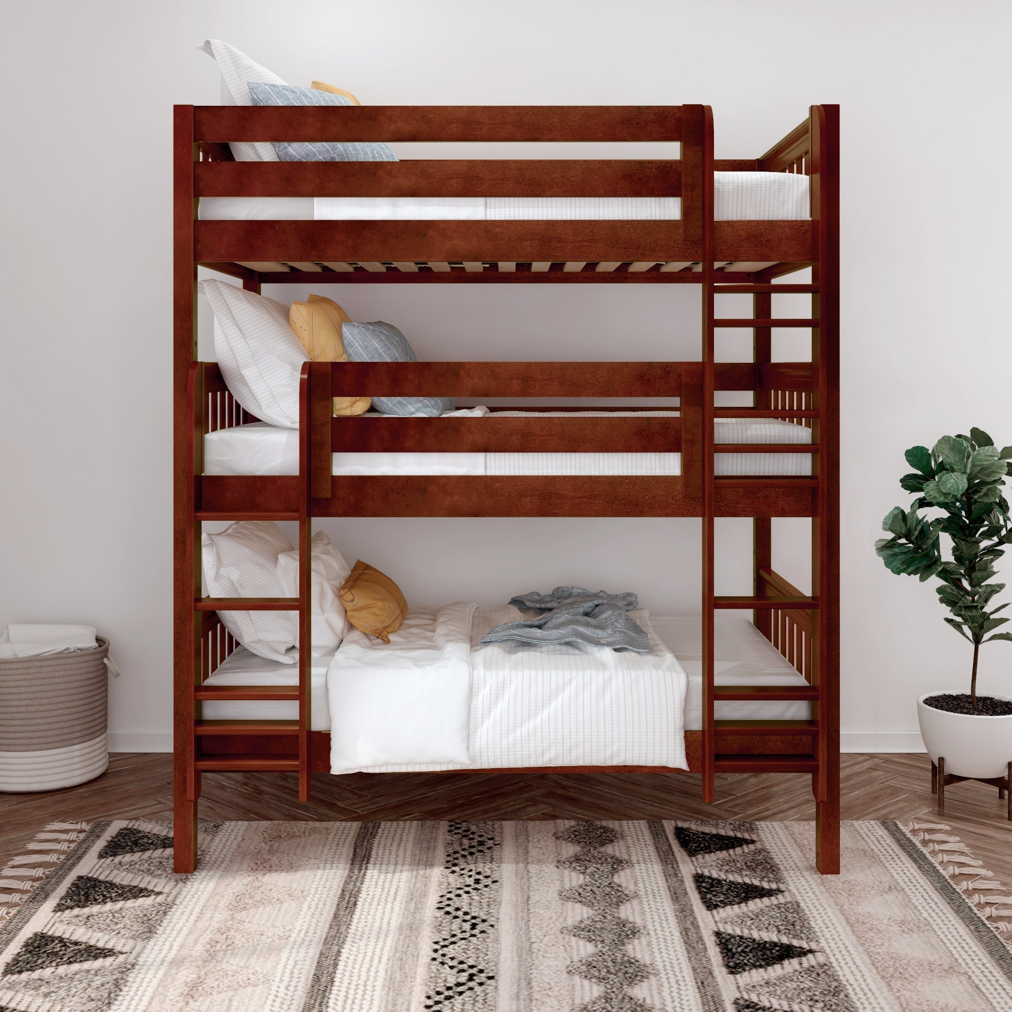 Maxtrix Twin XL Triple Bunk with Ladders