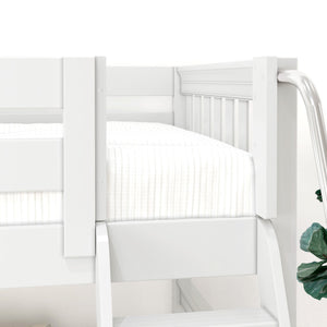 Maxtrix Twin Low Bunk Bed with Ladder