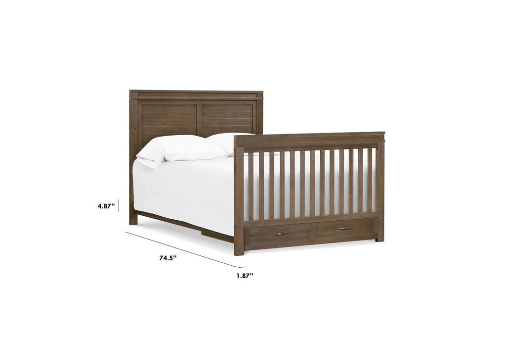 Million Dollar Baby Classic Wesley Farmhouse Full Size Bed Conversion Kit