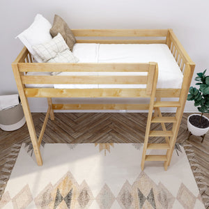 Maxtrix Twin High Loft Bed with Ladder