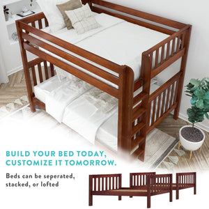 Maxtrix Twin XL Triple Bunk with Ladders