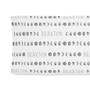 Sugar + Maple Changing Pad Cover - Moon Phase