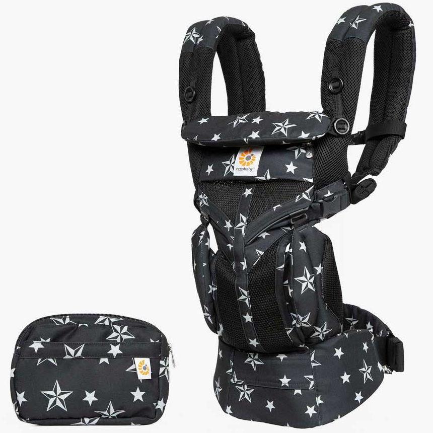 Ergobaby Adapt Baby Carrier 3 Position Cool Air Mesh Onyx Black 7-45 Lbs