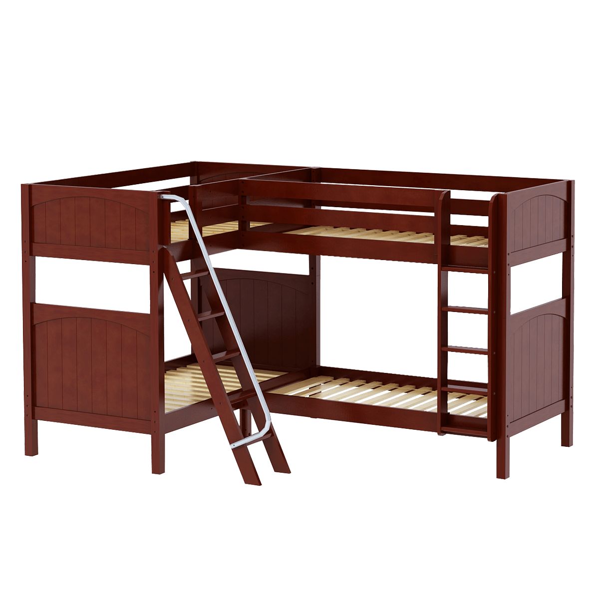 Maxtrix Twin High Corner Bunk with Ladders