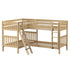 Maxtrix Twin High Corner Bunk with Ladders