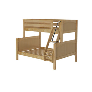 Maxtrix Twin over Full Medium Bunk Bed with Angled Ladder