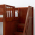 Maxtrix Twin XL High Loft Bed with Stairs with Corner Desk
