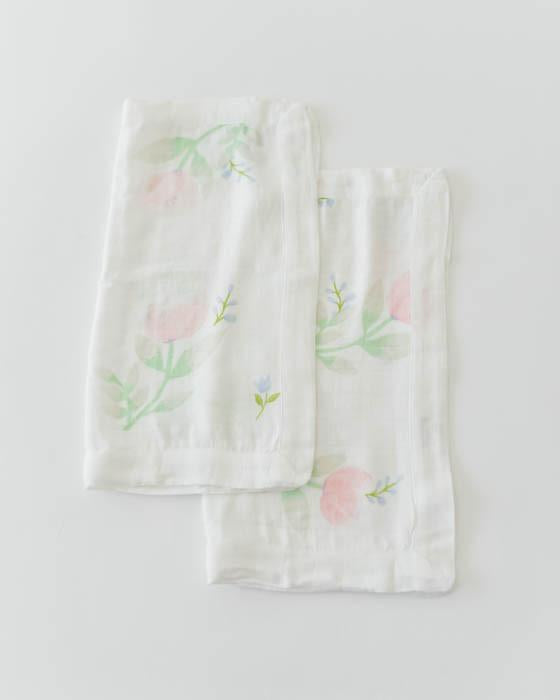 Little Unicorn Deluxe Security Blankets - Pink Peony
